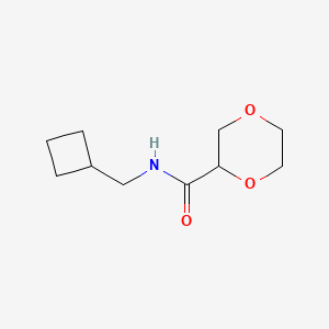 N-(cyclobutylmethyl)-1,4-dioxane-2-carboxamide