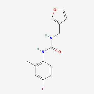 1-(4-Fluoro-2-methylphenyl)-3-(furan-3-ylmethyl)urea