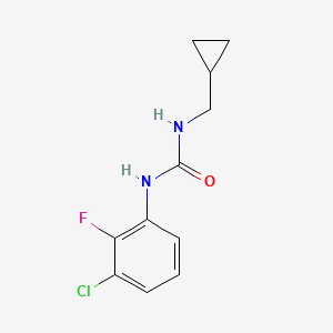 1-(3-Chloro-2-fluorophenyl)-3-(cyclopropylmethyl)urea