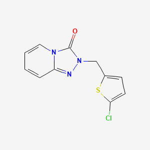 2-[(5-Chlorothiophen-2-yl)methyl]-[1,2,4]triazolo[4,3-a]pyridin-3-one