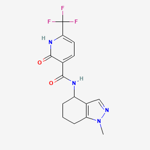 N-(1-methyl-4,5,6,7-tetrahydroindazol-4-yl)-2-oxo-6-(trifluoromethyl)-1H-pyridine-3-carboxamide