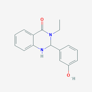 3-Ethyl-2-(3-hydroxyphenyl)-1,2-dihydroquinazolin-4-one