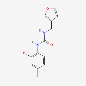 1-(2-Fluoro-4-methylphenyl)-3-(furan-3-ylmethyl)urea