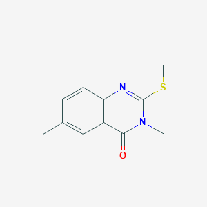 3,6-Dimethyl-2-methylsulfanylquinazolin-4-one