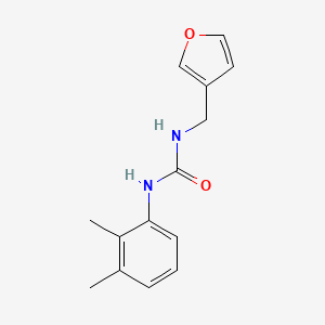 molecular formula C14H16N2O2 B7527199 1-(2,3-Dimethylphenyl)-3-(furan-3-ylmethyl)urea 