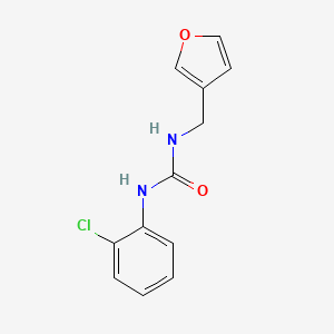 molecular formula C12H11ClN2O2 B7527249 1-(2-Chlorophenyl)-3-(furan-3-ylmethyl)urea 