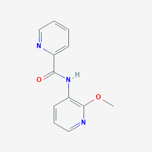 molecular formula C12H11N3O2 B7527308 N-(2-methoxypyridin-3-yl)pyridine-2-carboxamide 