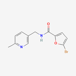 5-bromo-N-[(6-methylpyridin-3-yl)methyl]furan-2-carboxamide