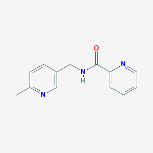 N-[(6-methylpyridin-3-yl)methyl]pyridine-2-carboxamide