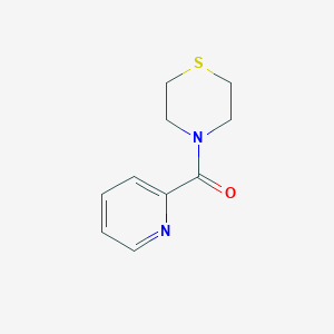 molecular formula C10H12N2OS B7527426 Pyridin-2-yl(thiomorpholin-4-yl)methanone 
