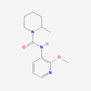 molecular formula C13H19N3O2 B7527557 N-(2-methoxypyridin-3-yl)-2-methylpiperidine-1-carboxamide 