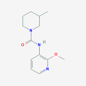 molecular formula C13H19N3O2 B7527559 N-(2-methoxypyridin-3-yl)-3-methylpiperidine-1-carboxamide 