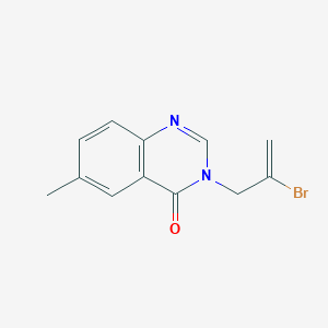 3-(2-Bromoprop-2-enyl)-6-methylquinazolin-4-one