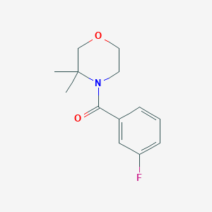(3,3-Dimethylmorpholin-4-yl)-(3-fluorophenyl)methanone