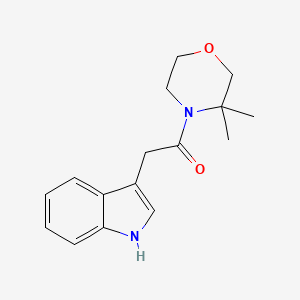 1-(3,3-dimethylmorpholin-4-yl)-2-(1H-indol-3-yl)ethanone