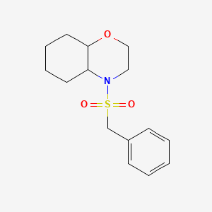 4-Benzylsulfonyl-2,3,4a,5,6,7,8,8a-octahydrobenzo[b][1,4]oxazine