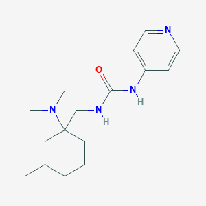 1-[[1-(Dimethylamino)-3-methylcyclohexyl]methyl]-3-pyridin-4-ylurea