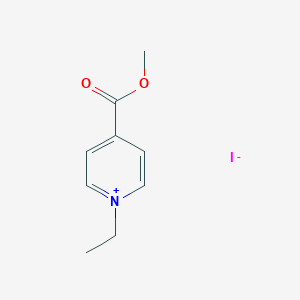 molecular formula C9H12INO2 B075279 1-乙基-4-(甲氧羰基)吡啶碘 CAS No. 1199-65-1