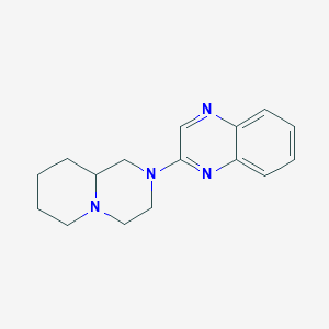 molecular formula C16H20N4 B7527912 2-(hexahydro-1H-pyrido[1,2-a]pyrazin-2(6H)-yl)quinoxaline 