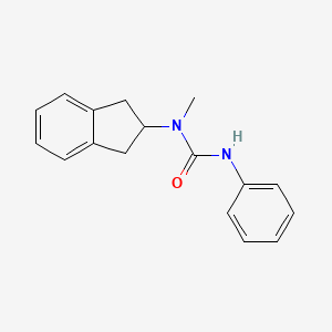 1-(2,3-dihydro-1H-inden-2-yl)-1-methyl-3-phenylurea