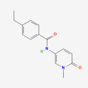 4-ethyl-N-(1-methyl-6-oxopyridin-3-yl)benzamide