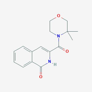 3-(3,3-dimethylmorpholine-4-carbonyl)-2H-isoquinolin-1-one