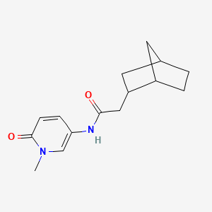 2-(2-bicyclo[2.2.1]heptanyl)-N-(1-methyl-6-oxopyridin-3-yl)acetamide