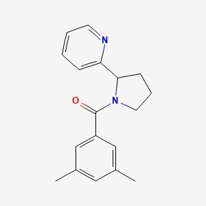 (3,5-Dimethylphenyl)-(2-pyridin-2-ylpyrrolidin-1-yl)methanone