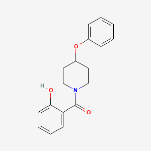 (2-Hydroxyphenyl)-(4-phenoxypiperidin-1-yl)methanone