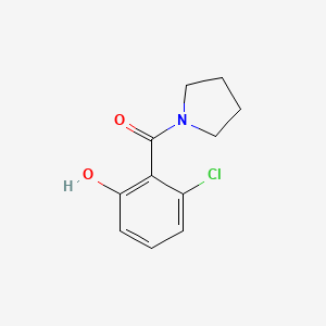 (2-Chloro-6-hydroxyphenyl)-pyrrolidin-1-ylmethanone