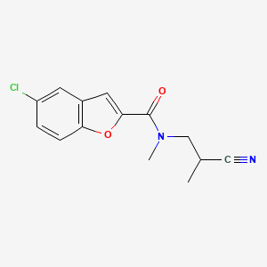 5-chloro-N-(2-cyanopropyl)-N-methyl-1-benzofuran-2-carboxamide