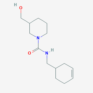 N-(cyclohex-3-en-1-ylmethyl)-3-(hydroxymethyl)piperidine-1-carboxamide