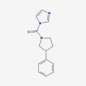 Imidazol-1-yl-(3-phenylpyrrolidin-1-yl)methanone