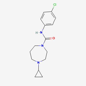 N-(4-chlorophenyl)-4-cyclopropyl-1,4-diazepane-1-carboxamide