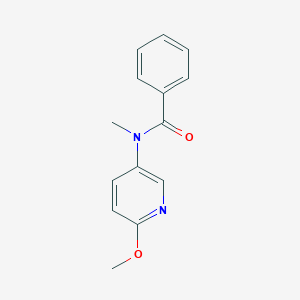 molecular formula C14H14N2O2 B7528508 N-(6-methoxypyridin-3-yl)-N-methylbenzamide 