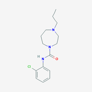 N-(2-chlorophenyl)-4-propyl-1,4-diazepane-1-carboxamide