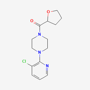 [4-(3-Chloropyridin-2-yl)piperazin-1-yl]-(oxolan-2-yl)methanone