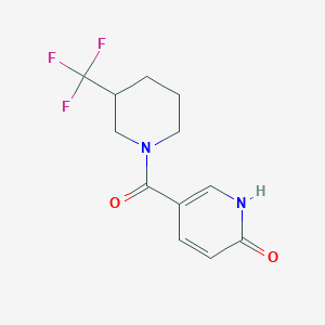 5-[3-(trifluoromethyl)piperidine-1-carbonyl]-1H-pyridin-2-one