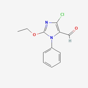 2-Ethoxy-1-phenyl-4-chloro-1h-imidazole-5-carbaldehyde