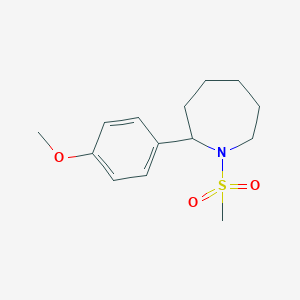 2-(4-Methoxyphenyl)-1-(methylsulfonyl)azepane