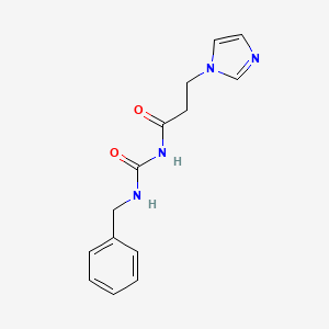 N-(benzylcarbamoyl)-3-imidazol-1-ylpropanamide