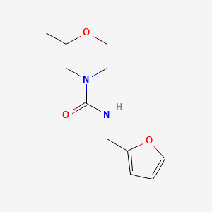 N-(furan-2-ylmethyl)-2-methylmorpholine-4-carboxamide