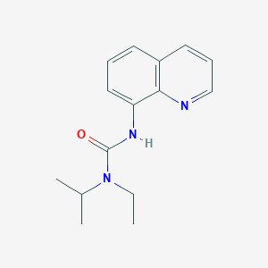 1-Ethyl-1-propan-2-yl-3-quinolin-8-ylurea