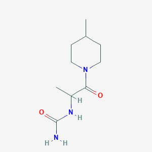 [1-(4-Methylpiperidin-1-yl)-1-oxopropan-2-yl]urea