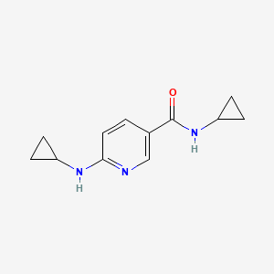 N-cyclopropyl-6-(cyclopropylamino)pyridine-3-carboxamide