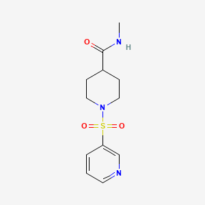 N-methyl-1-pyridin-3-ylsulfonylpiperidine-4-carboxamide