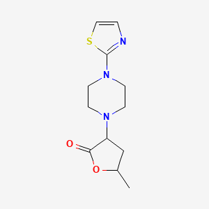 5-Methyl-3-[4-(1,3-thiazol-2-yl)piperazin-1-yl]oxolan-2-one