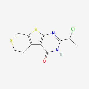 5-(1-Chloroethyl)-8,11-dithia-4,6-diazatricyclo[7.4.0.02,7]trideca-1(9),2(7),5-trien-3-one