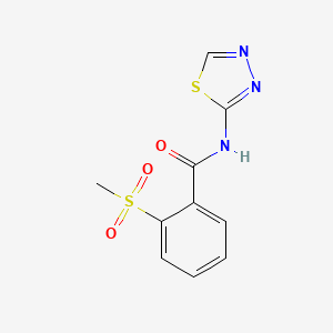 2-methylsulfonyl-N-(1,3,4-thiadiazol-2-yl)benzamide