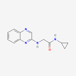 N-cyclopropyl-2-(quinoxalin-2-ylamino)acetamide